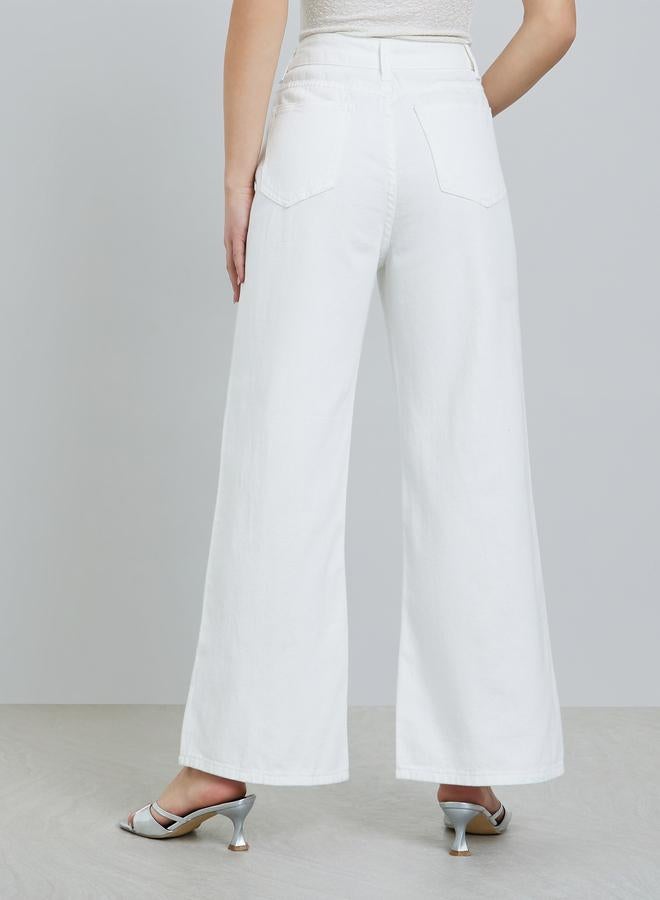 Styli Women Wide Leg Jeans with Pockets - Image 3